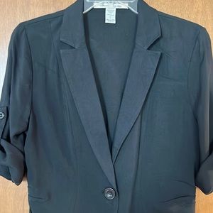 EUC American Rag Black Lightweight Summer Jacket size Small